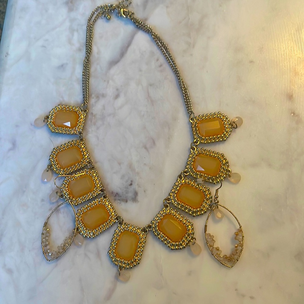 a necklace earrings set